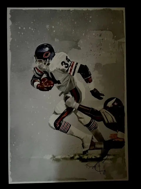 Chicago Bears Player in Action