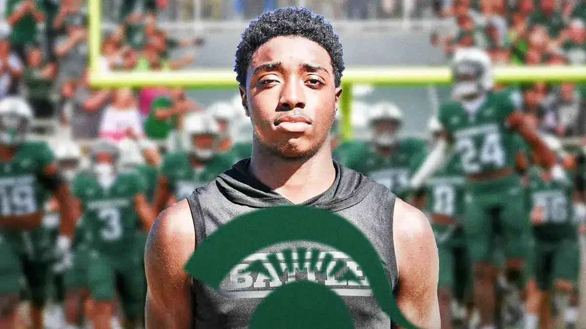 Young Football Player in Uniform